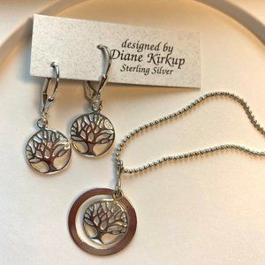 Sterling Silver Tree of Life Set